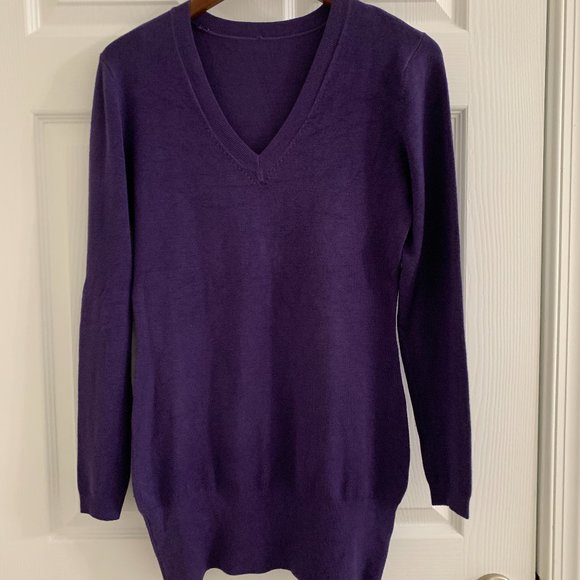 Easy Wear Women´s Purple Sweater, Size 12 EUR 42 - Picture 8 of 9